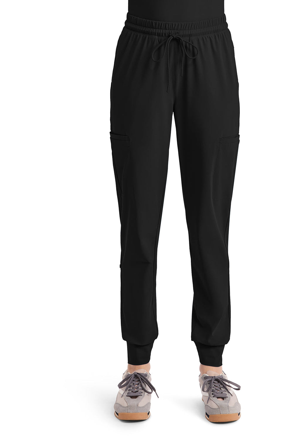 Pursuit IN024A Women's 5-Pocket Scrub Joggers Black