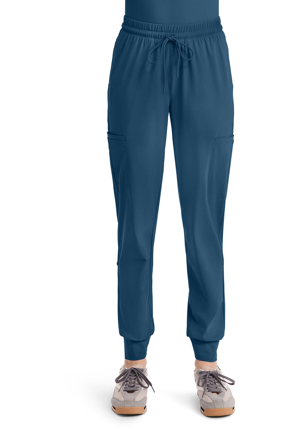 Pursuit IN024A Women's 5-Pocket Jogger Pants Caribbean Blue
