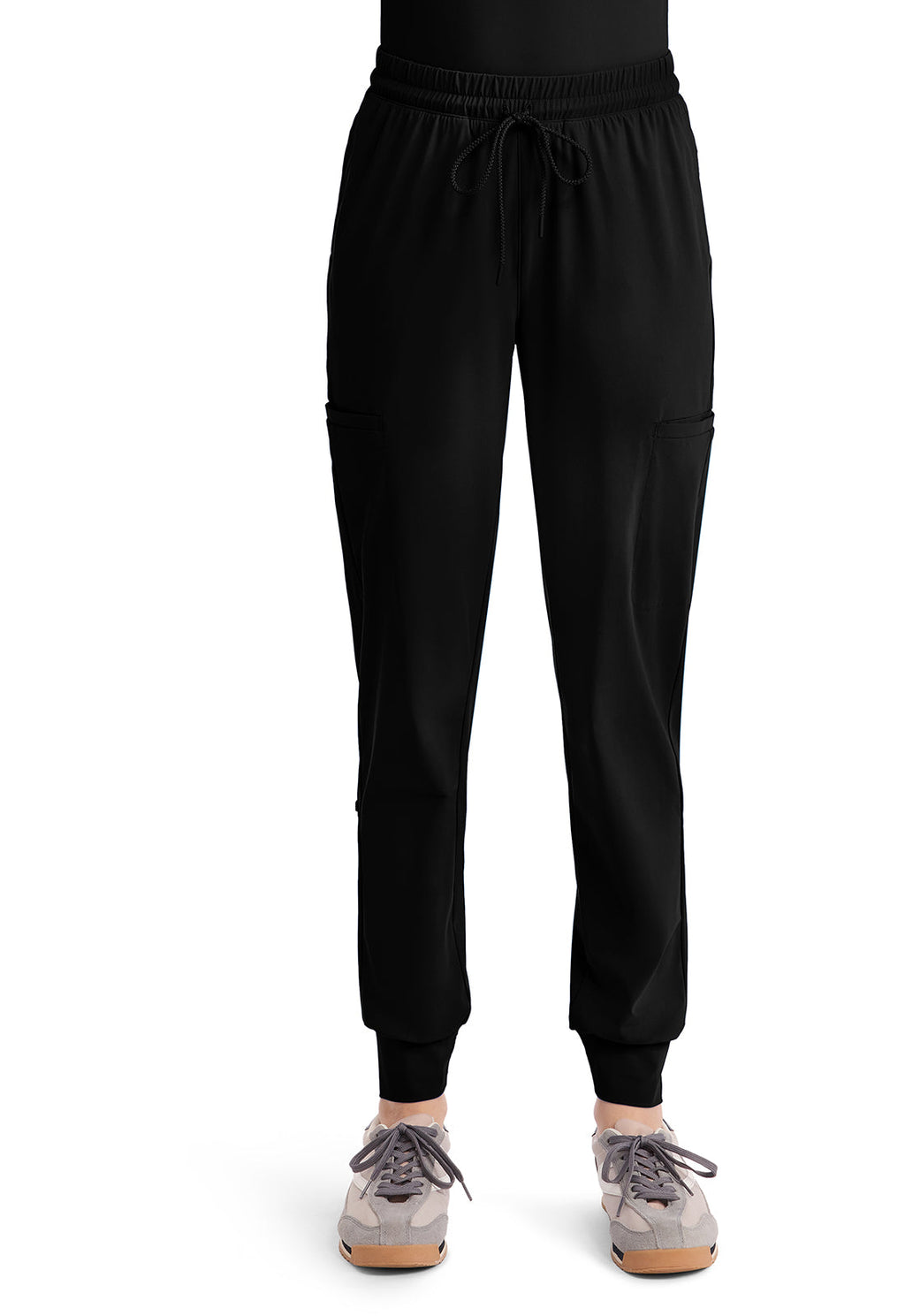 Pursuit IN024A Women's 5-Pocket Jogger Pants Black