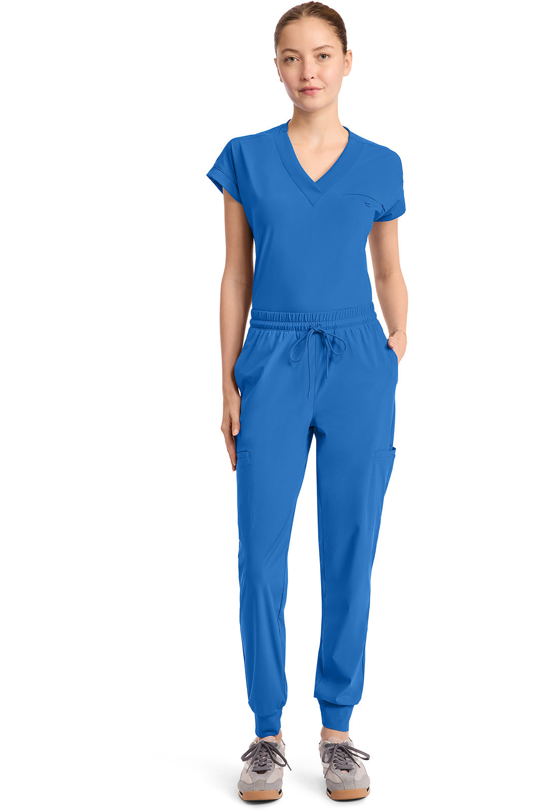Pursuit IN024A Women's 5-Pocket Scrub Joggers Royal