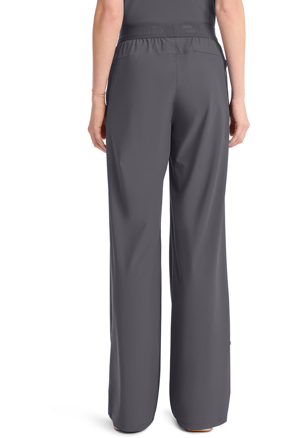 Pursuit IN025A Women's 3-Pocket Wide Leg Pants Pewter