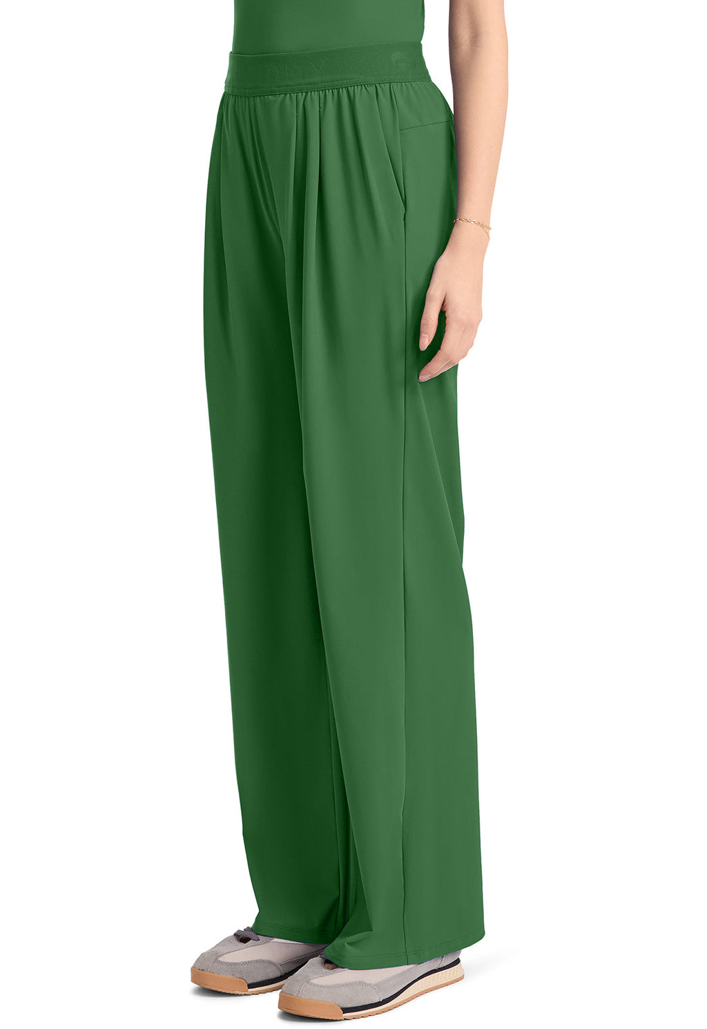 Pursuit IN025A Women's 3-Pocket Wide Leg Pants Retro Green