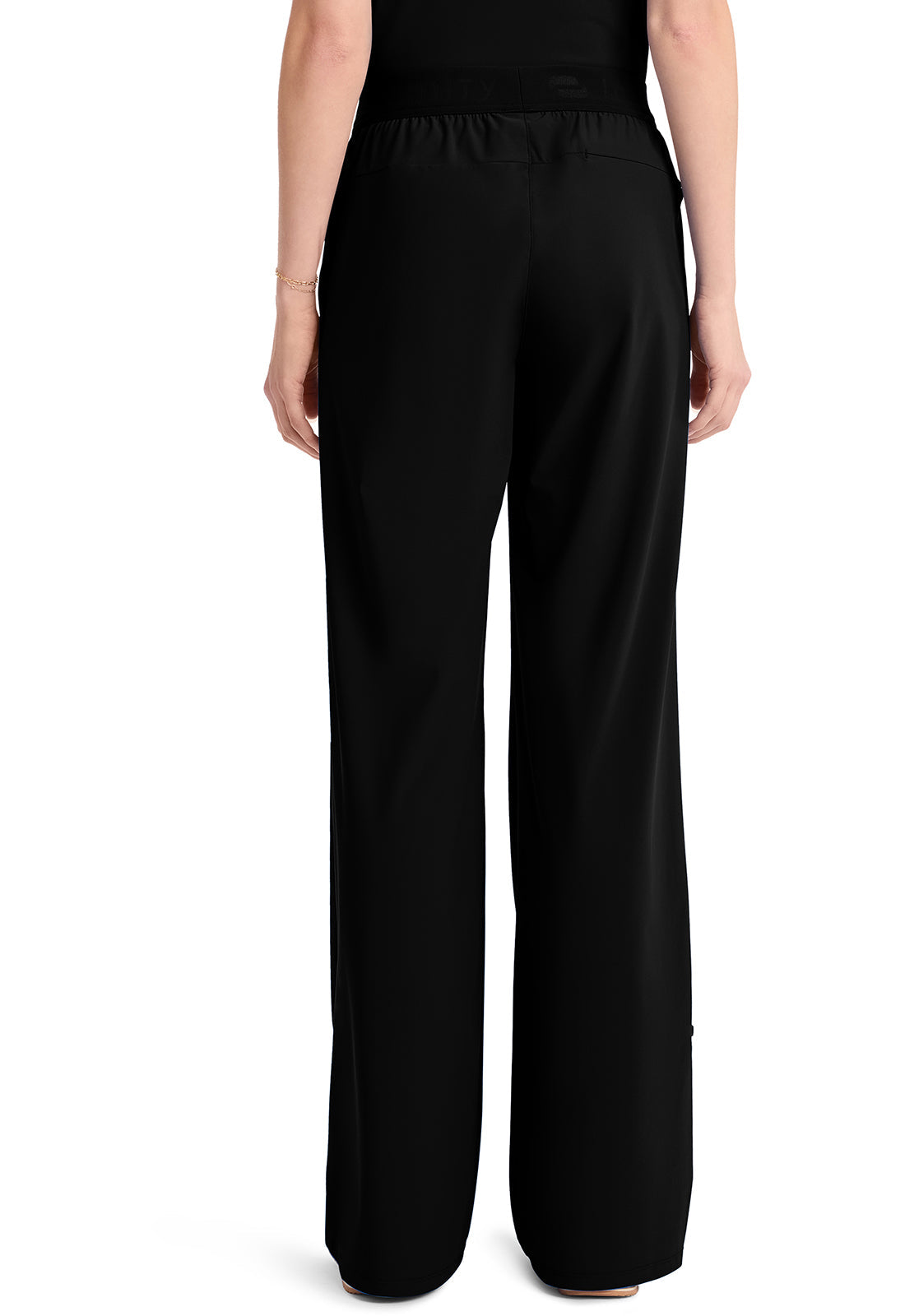 Pursuit IN025A Women's 3-Pocket Wide Leg Pants Black