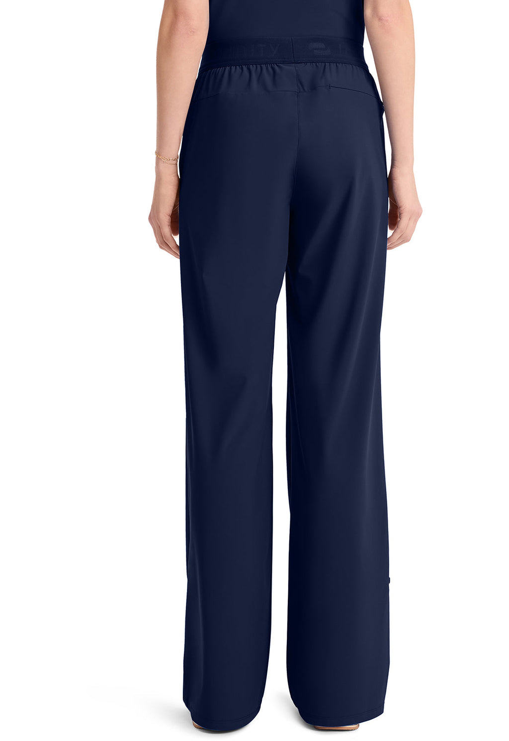 Pursuit IN025A Women's 3-Pocket Wide Leg Pants Navy