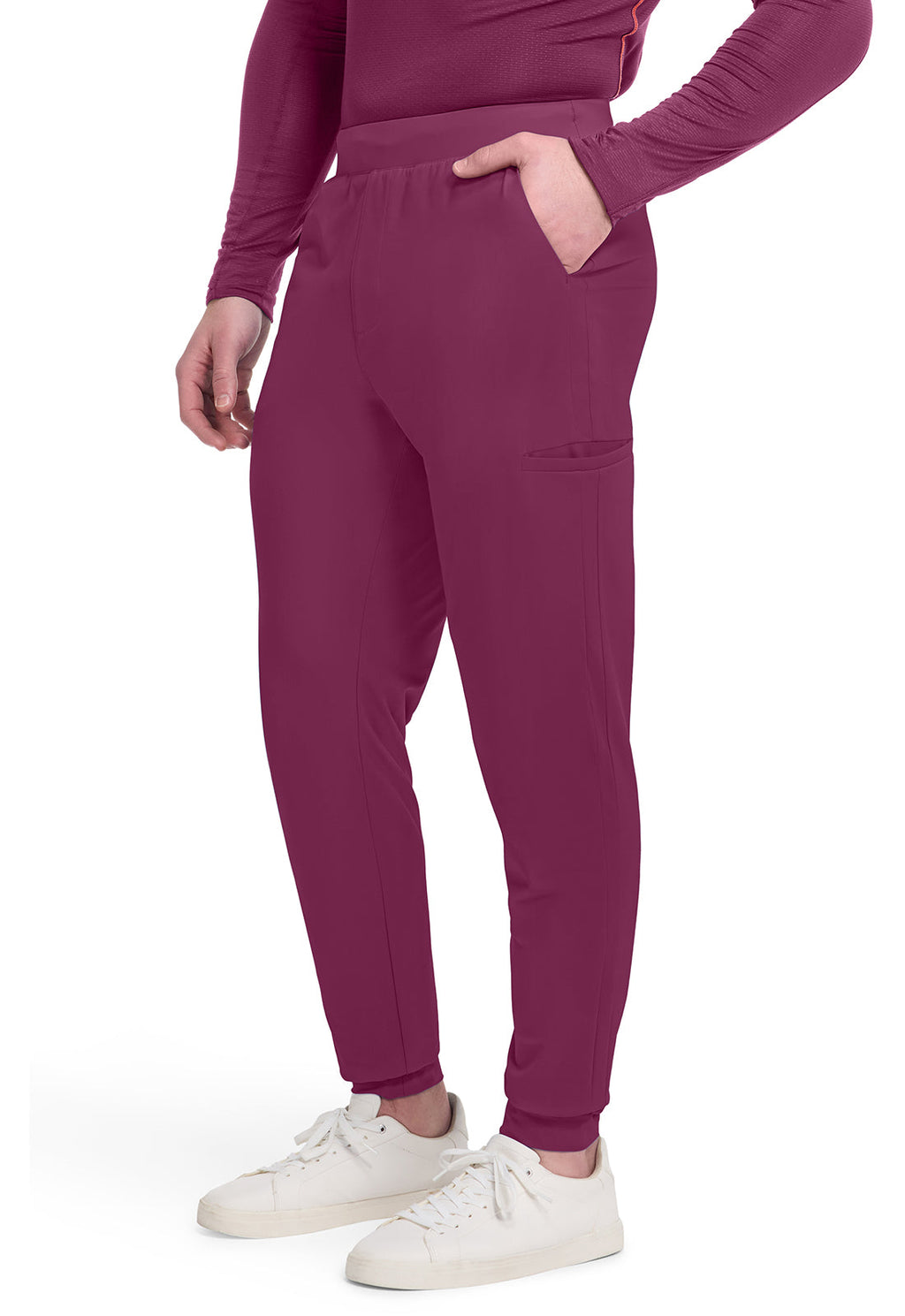 Pursuit IN027A Men's 5-Pocket Jogger Pants Wine