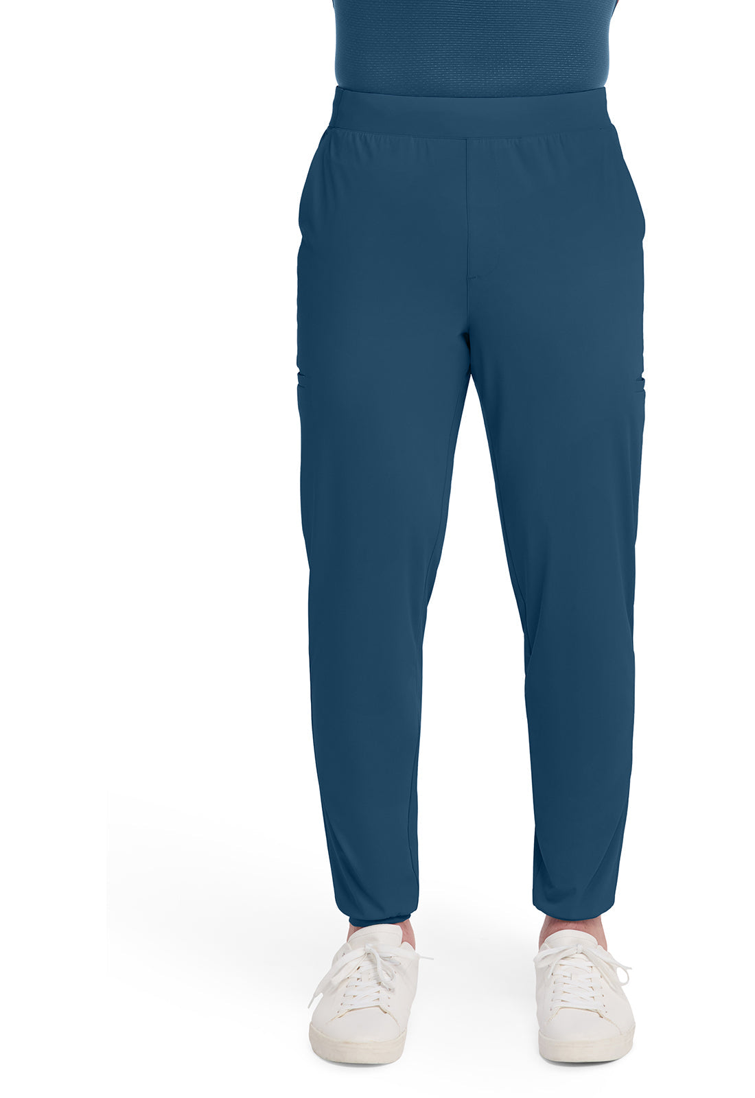 Pursuit IN027A Men's 5-Pocket Jogger Scrub Pants Caribbean Blue