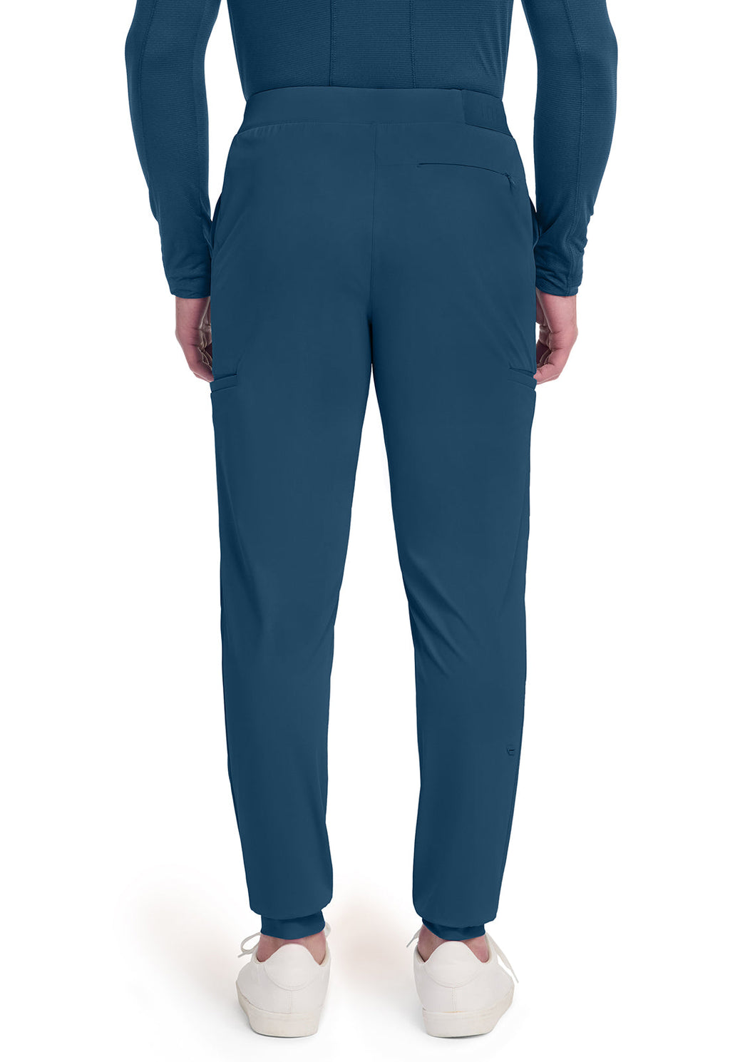 Pursuit IN027A Men's 5-Pocket Jogger Scrub Pants Caribbean Blue