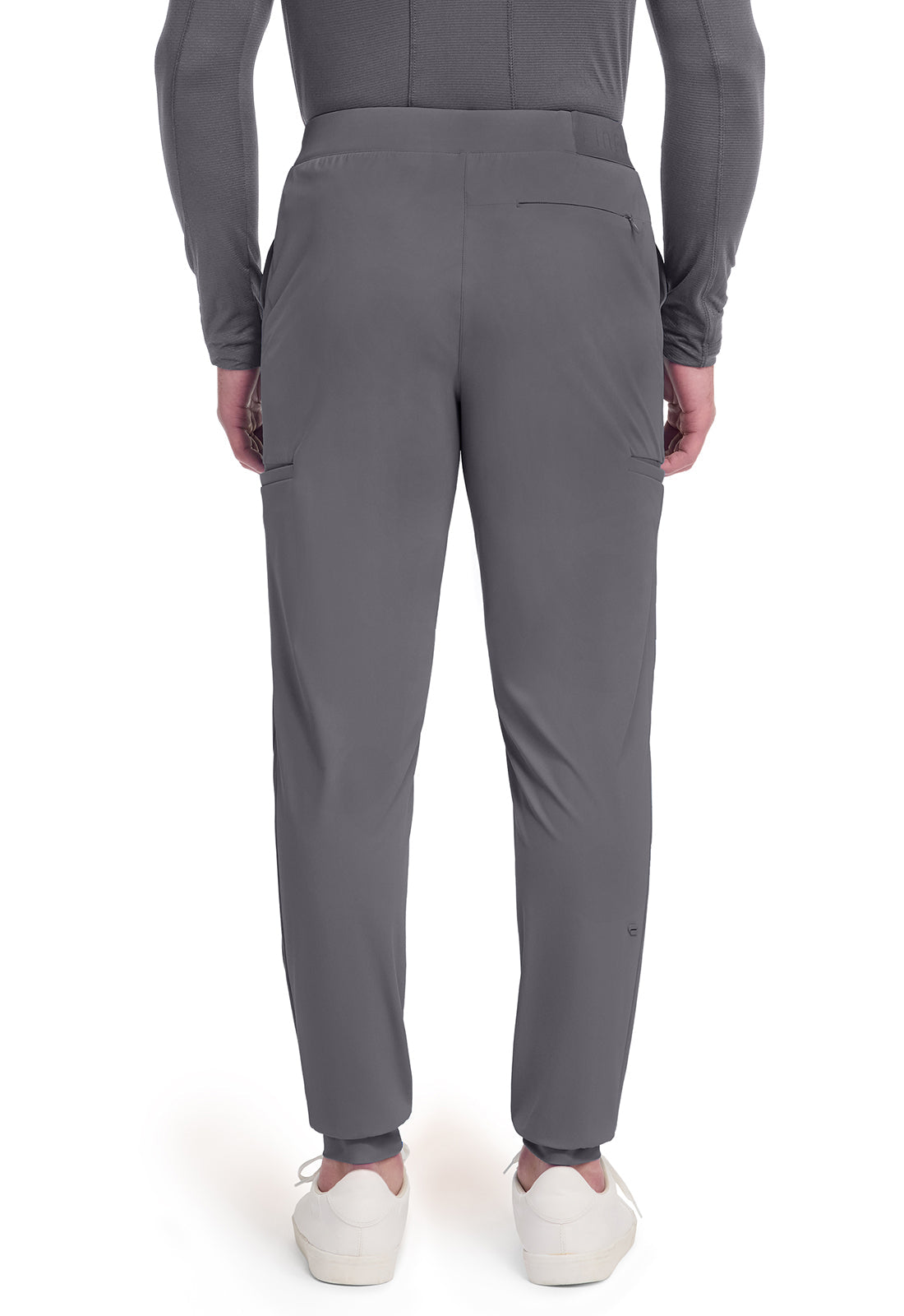 Pursuit IN027A Men's 5-Pocket Jogger Scrub Pants Pewter