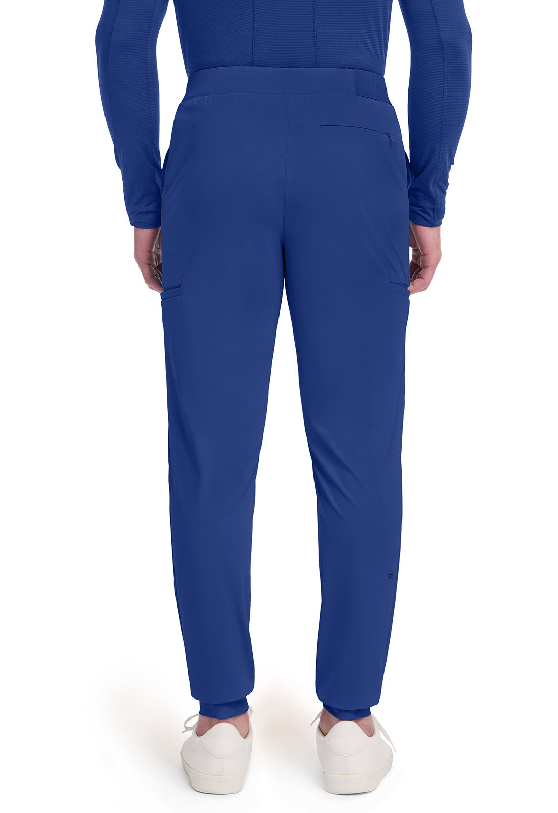 Pursuit IN027A Men's 5-Pocket Jogger Scrub Pants Royal