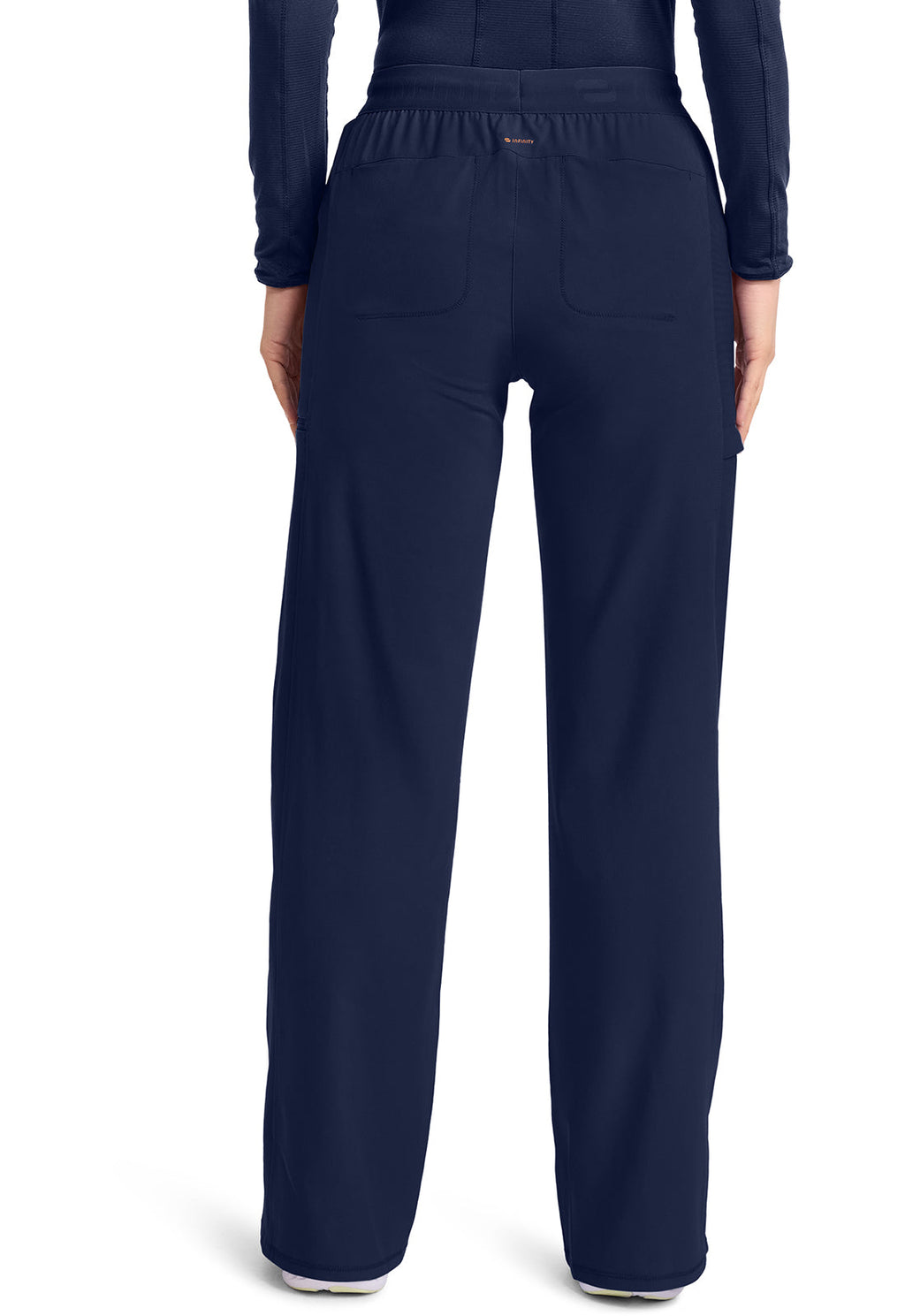 GNR8 IN028A Women's 6-Pocket Wide Leg Pants Navy