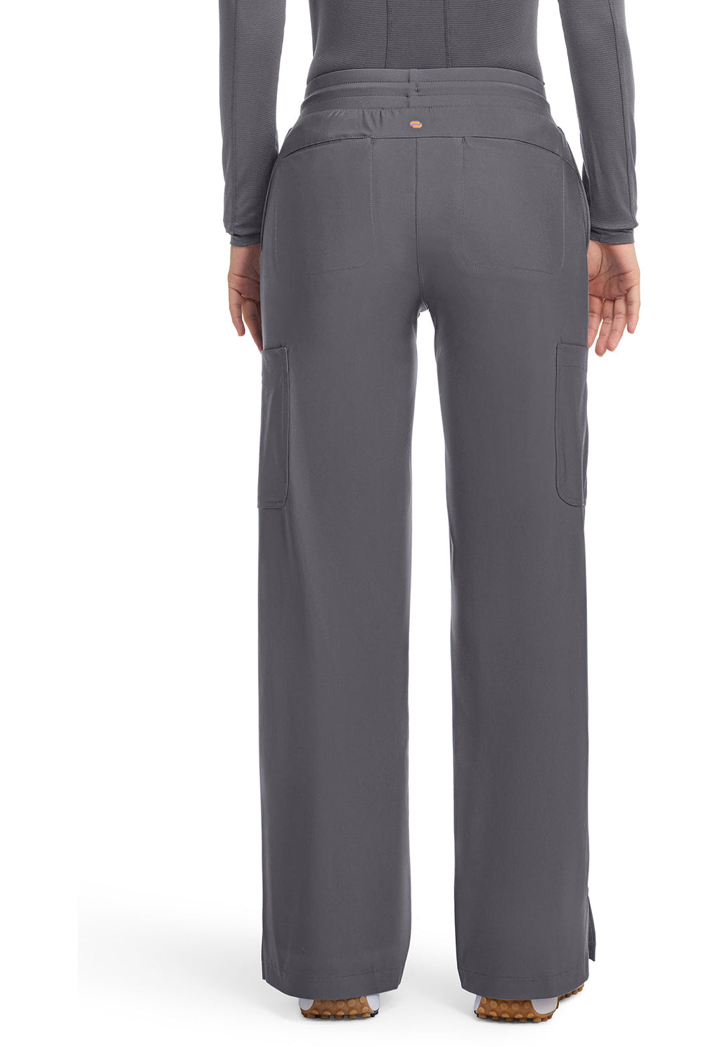 Kinetic IN103A Pintuck Wide Leg Pants Pewter