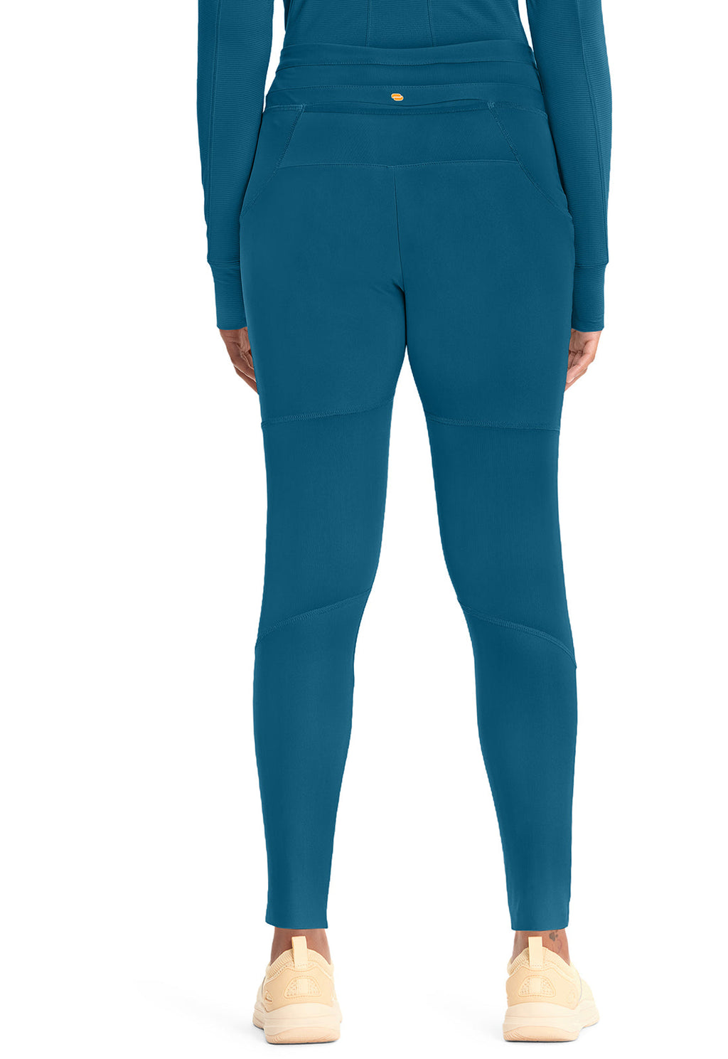 Kinetic IN106A Knit Natural Rise Legging Caribbean Blue Image