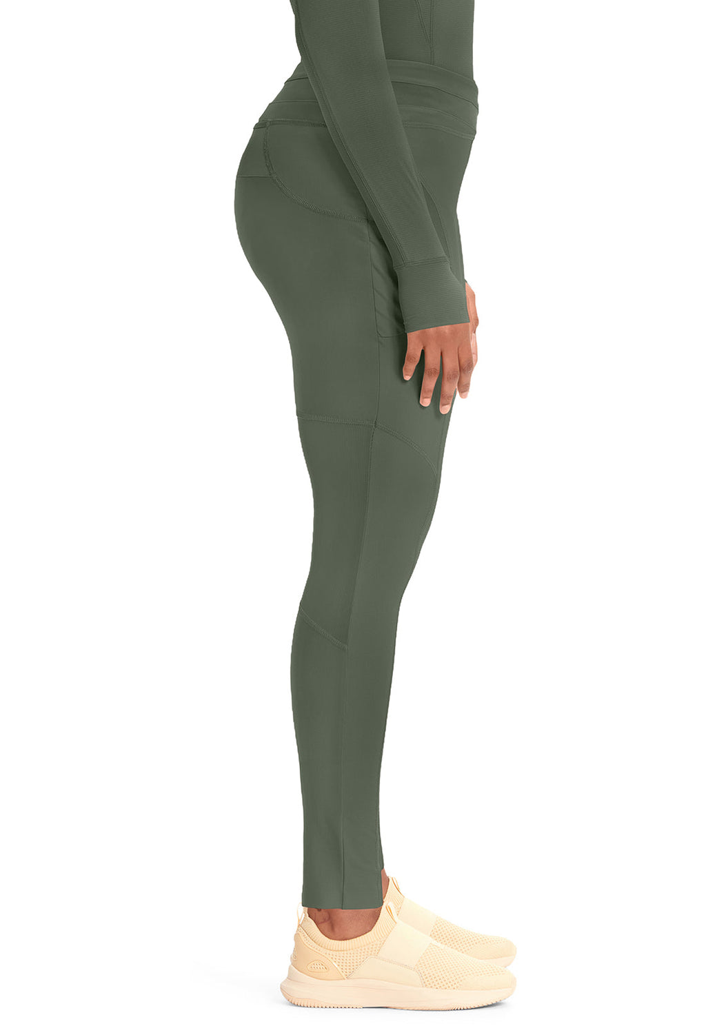 Kinetic IN106A Knit Natural Rise Legging Sap Green Image