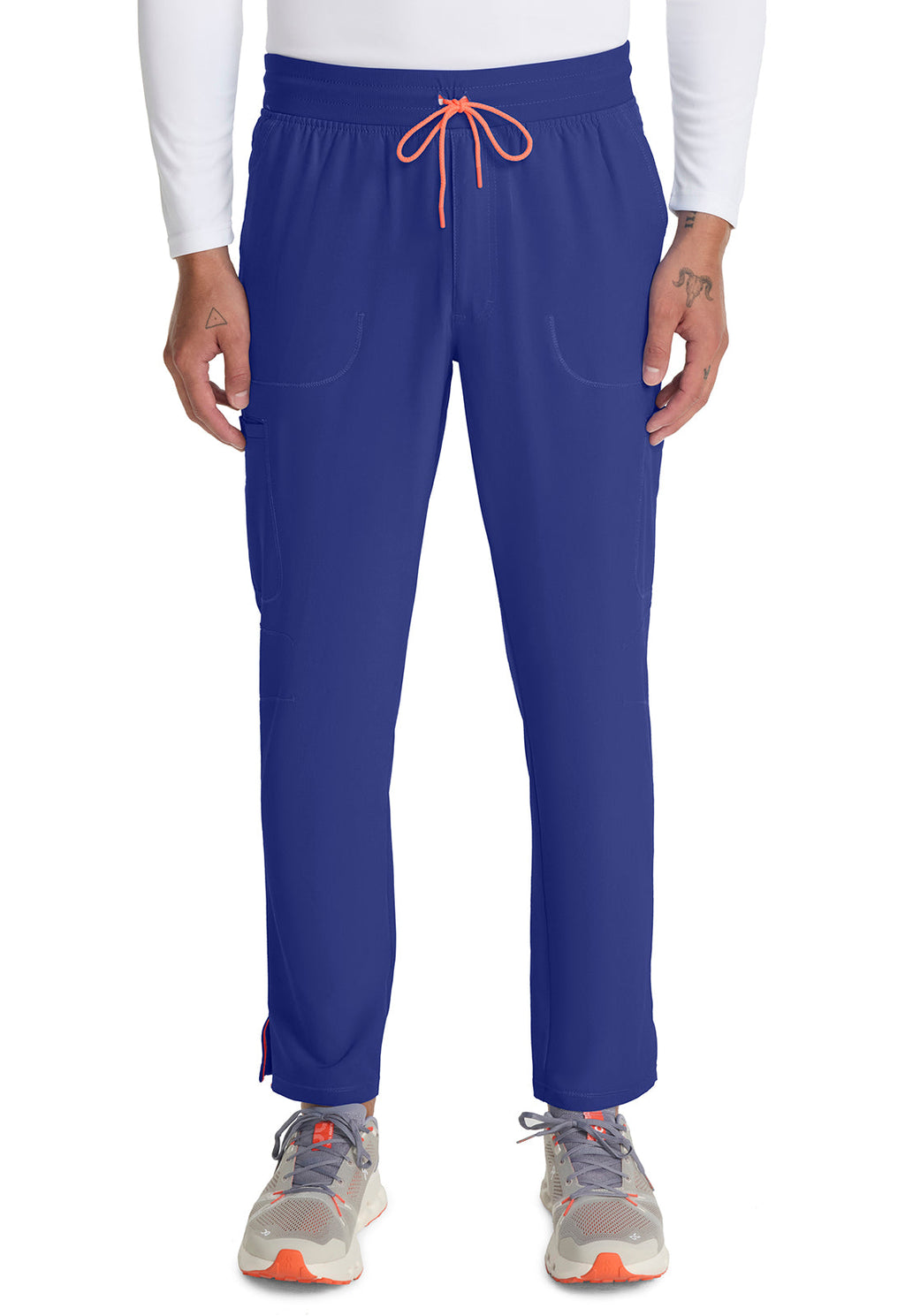 GNR8 IN200A Men's Drawstring Straight Leg Pants Navy