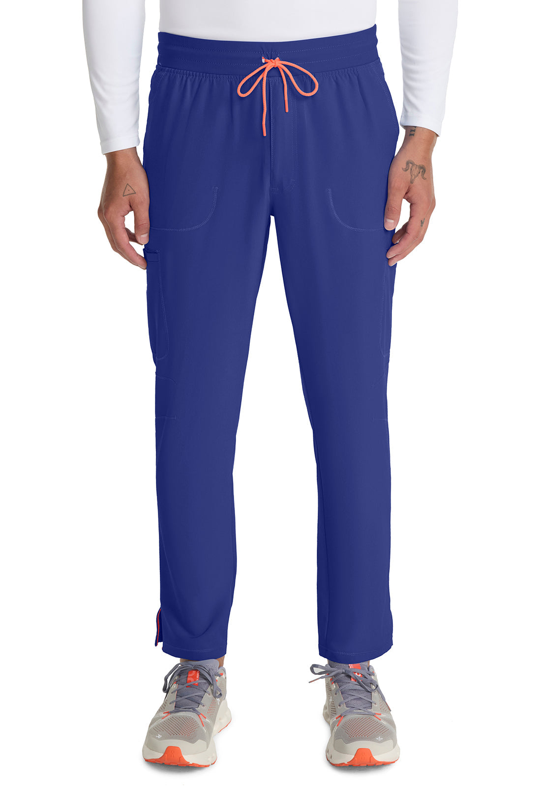 GNR8 IN200A Men's Drawstring Straight Leg Pants Navy