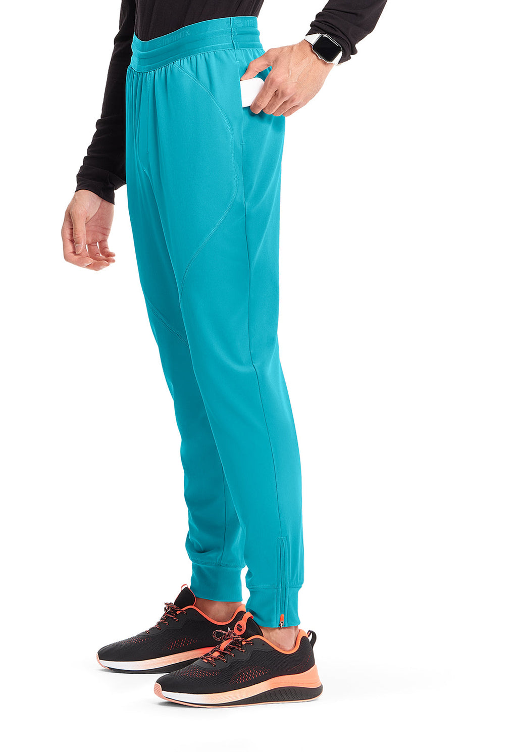 GNR8 IN204A Men's Mid Rise Jogger Aquaturque