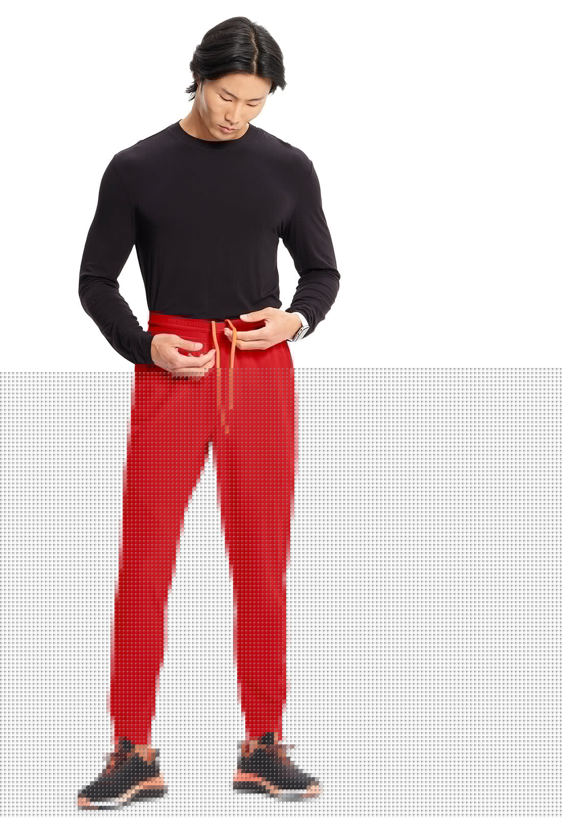 GNR8 IN204A Men's Mid Rise Jogger Fire Bird