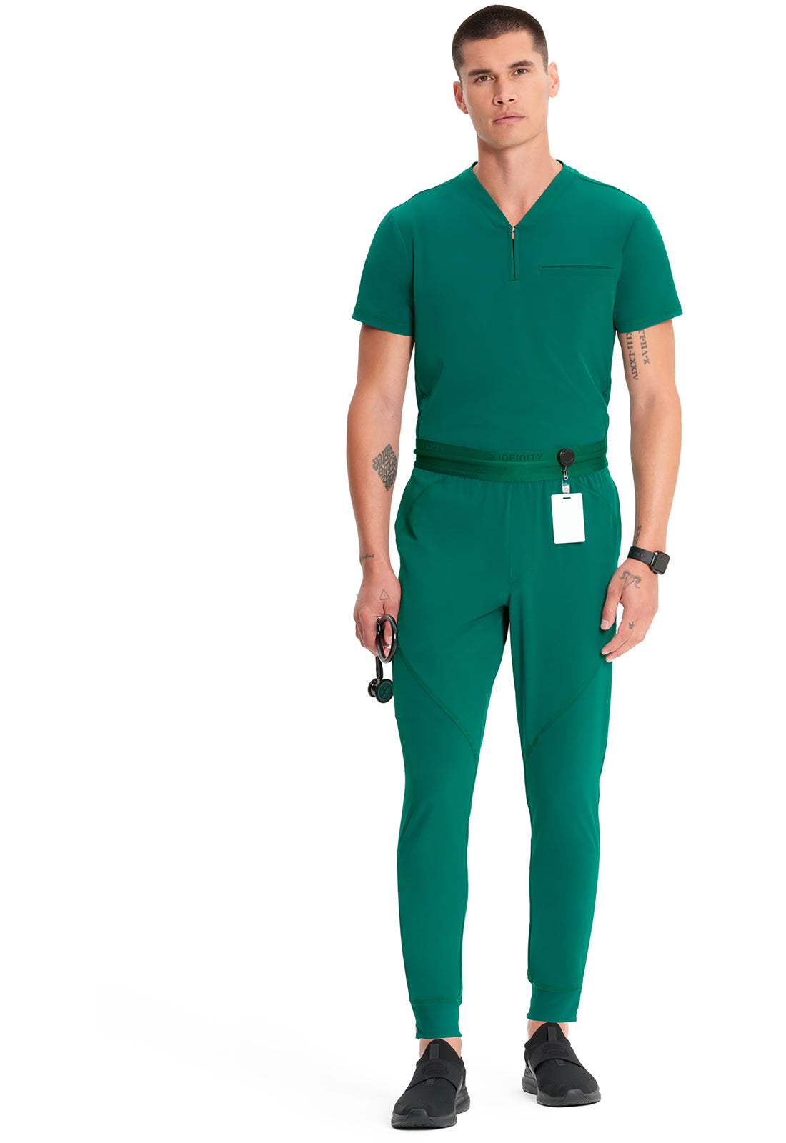 GNR8 IN204A Men's Mid Rise Jogger Hunter