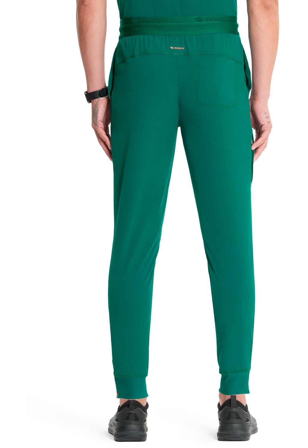 GNR8 IN204A Men's Mid Rise Jogger Hunter Model Image Back | Infinity