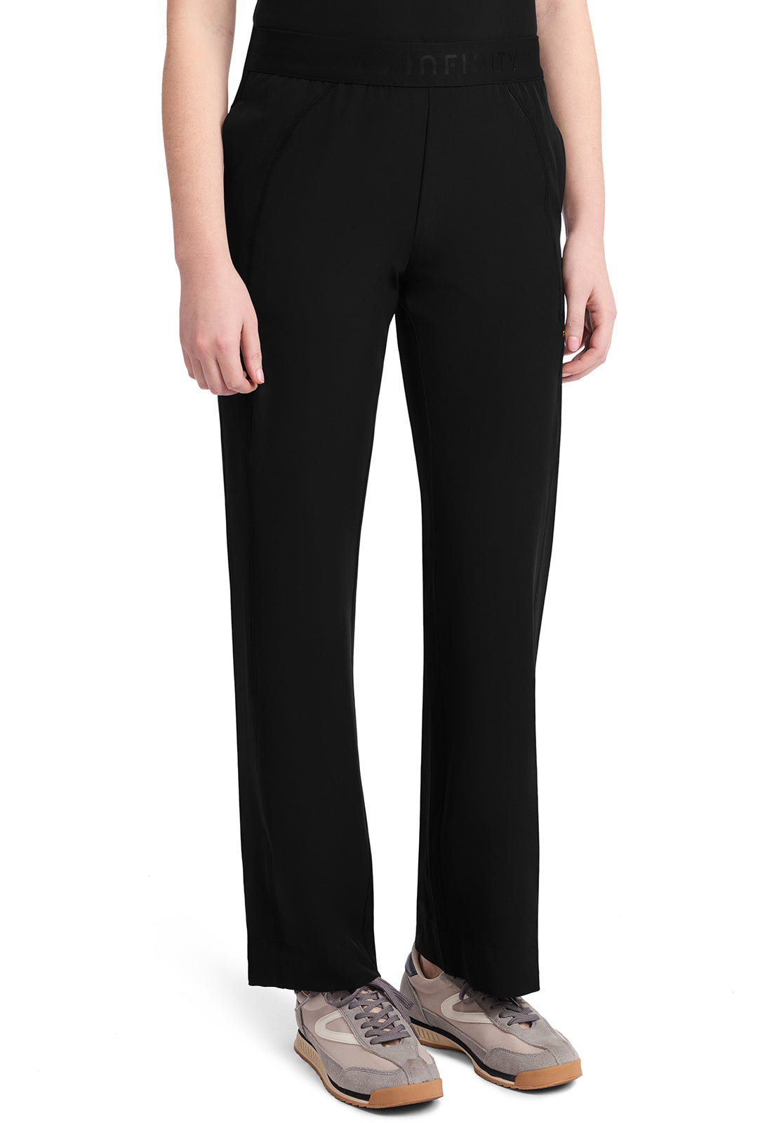 GNR8 Pride IN211A Women's Fit 5-Pocket Wide Leg Pants Black