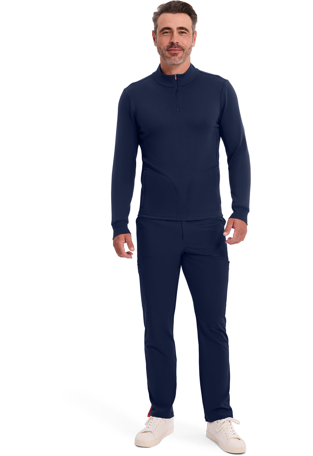 Lifestyle IN302 Men's Mock Neck Jacket Navy