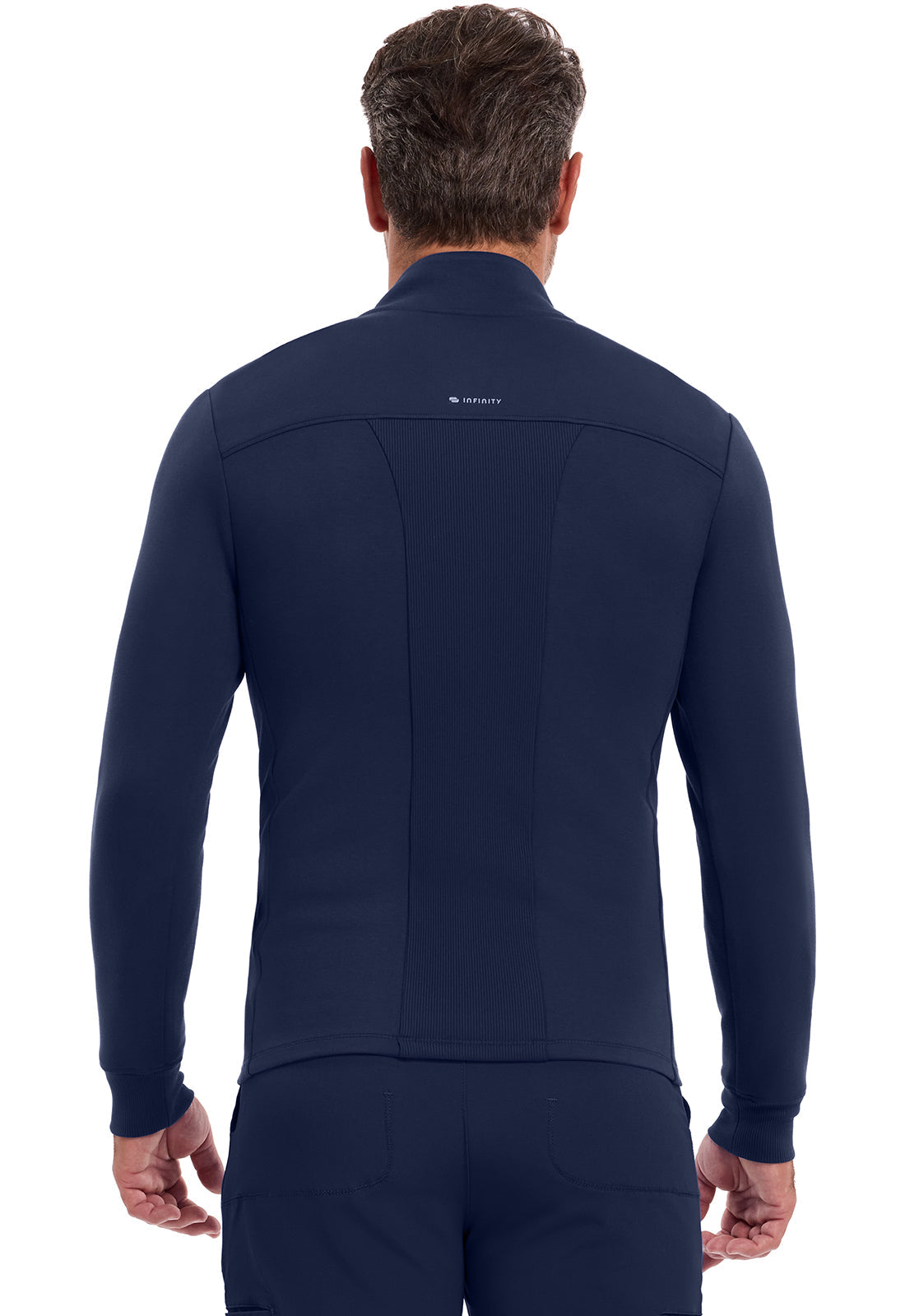 Infinity IN302 Men's Mock Neck Jacket Navy