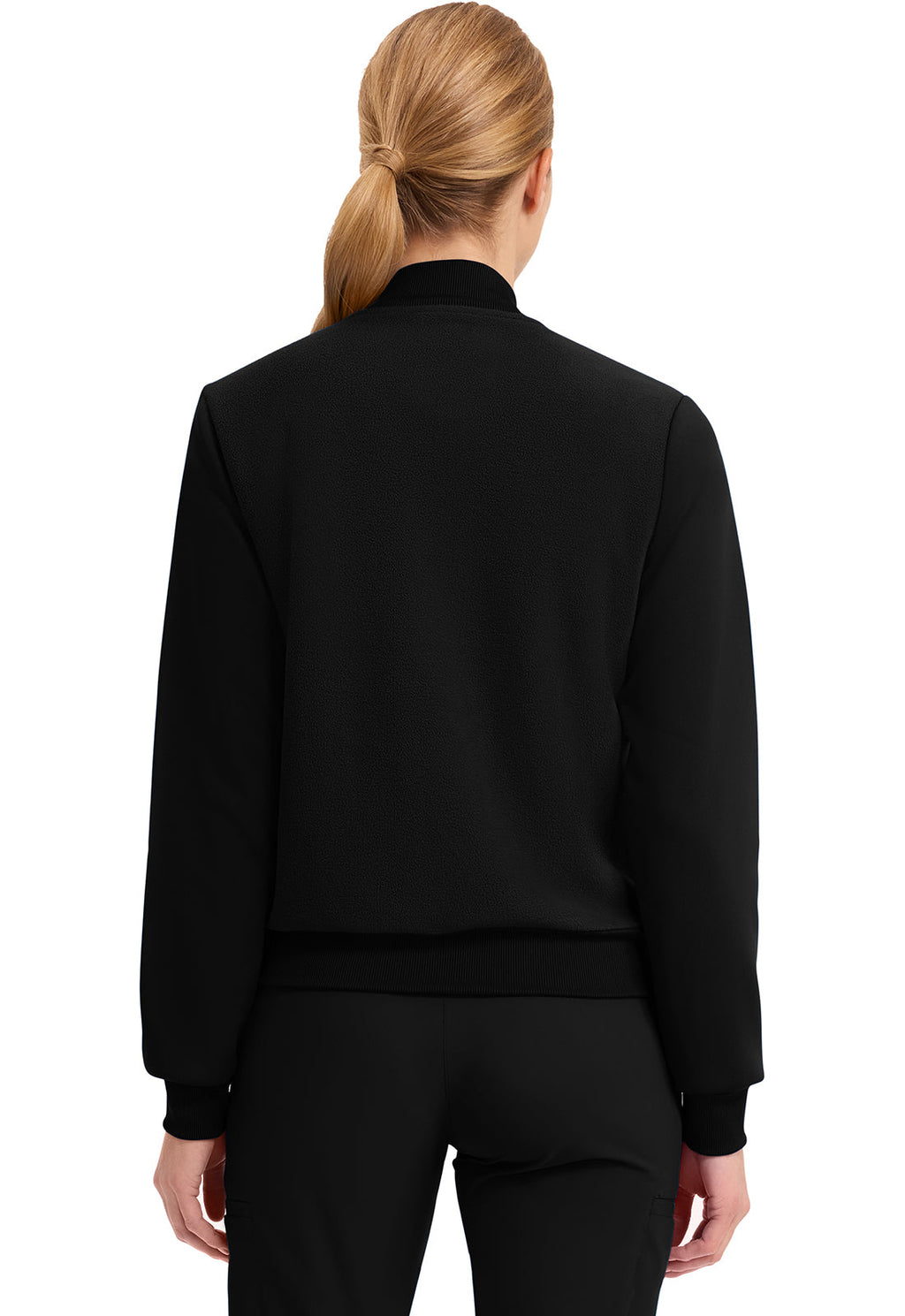 Pursuit IN526 Women's 3-Pocket Sport Bomber Jacket Black