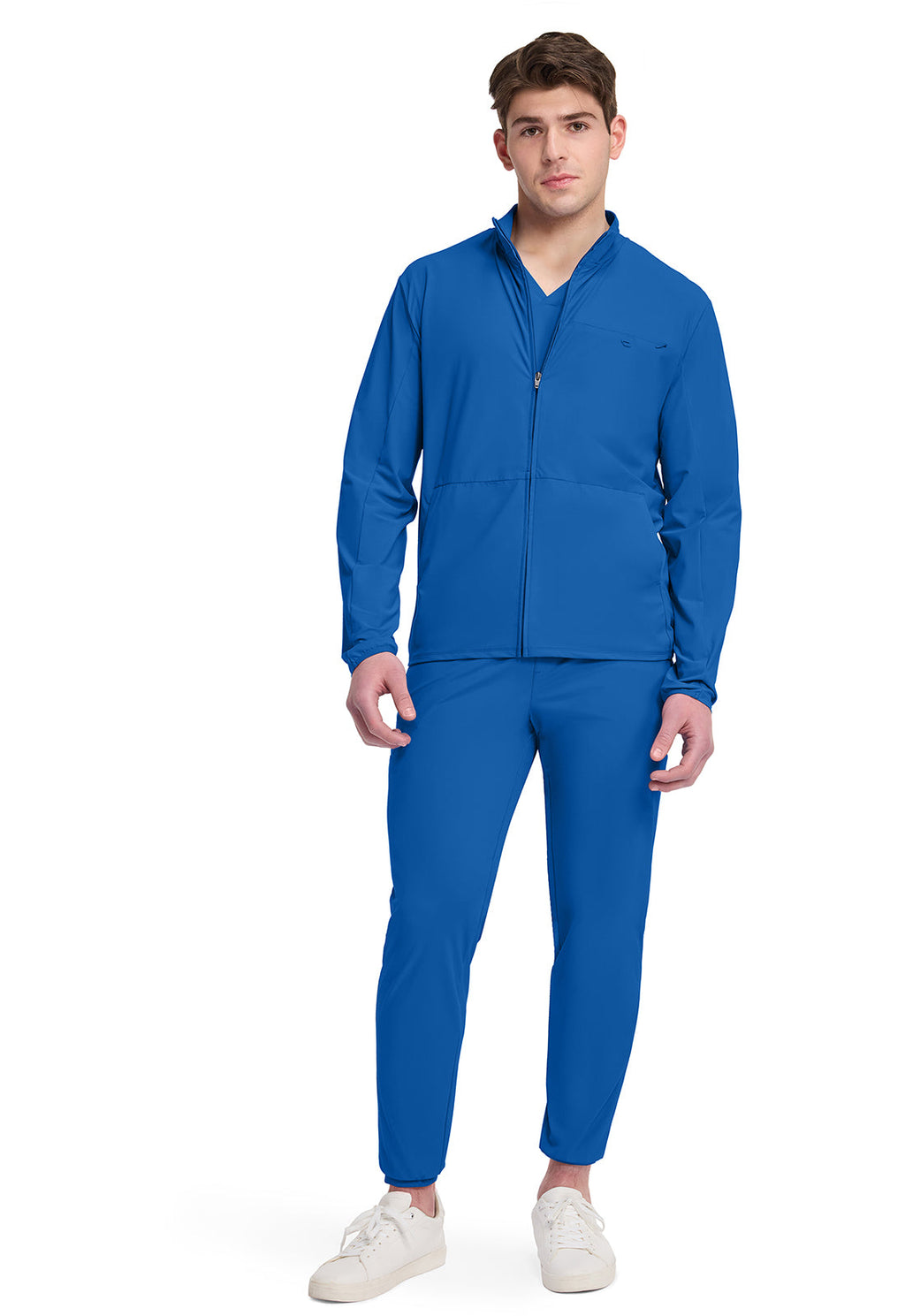 Pursuit IN527A Men's 3-Pocket Warm-up Jacket Royal