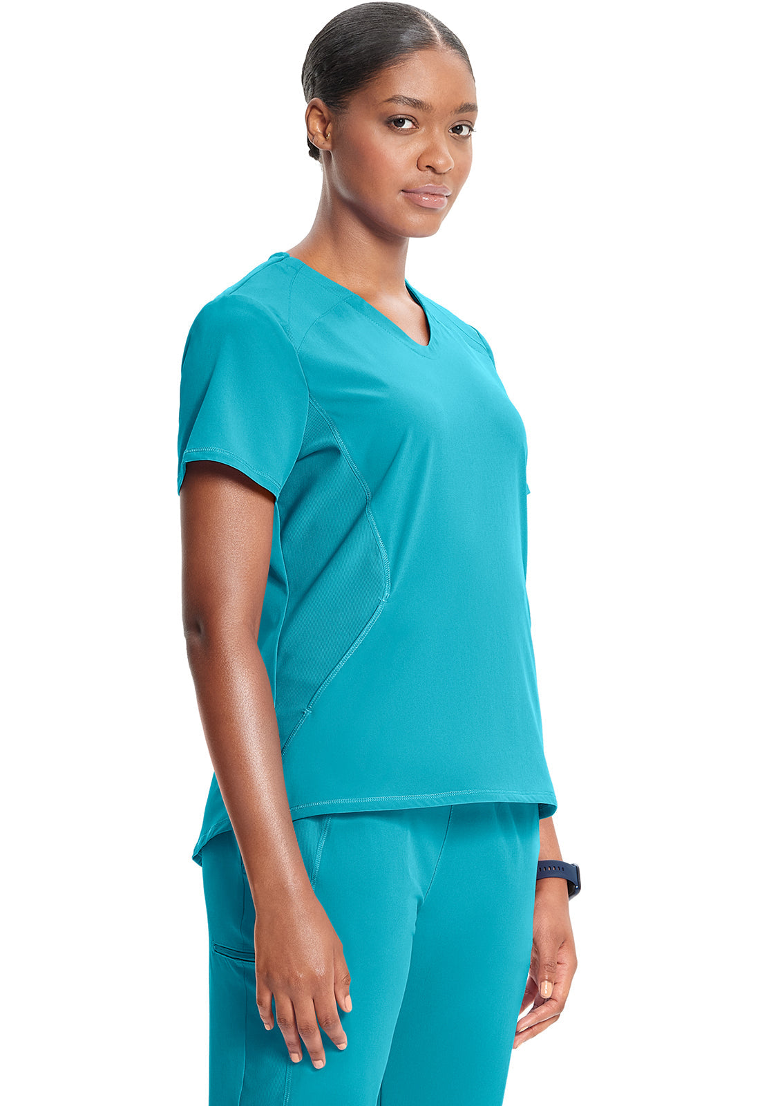 GNR8 IN620A V-Neck Top Aquaturque