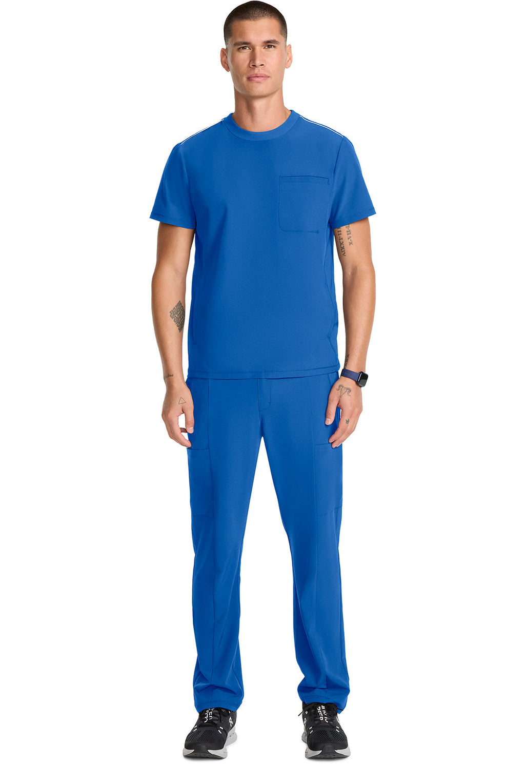 GNR8 IN646A Men's Tuck-in Crew Neck Top Royal Image