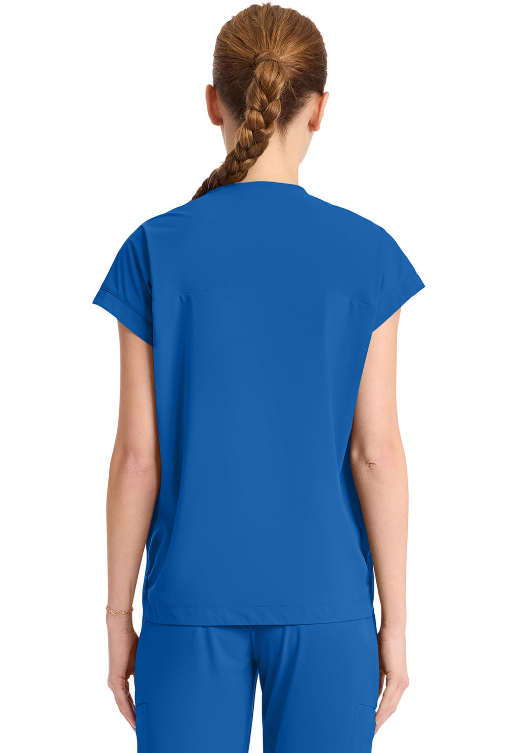 Pursuit IN650A Women's 1-Pocket V-Neck Top Royal