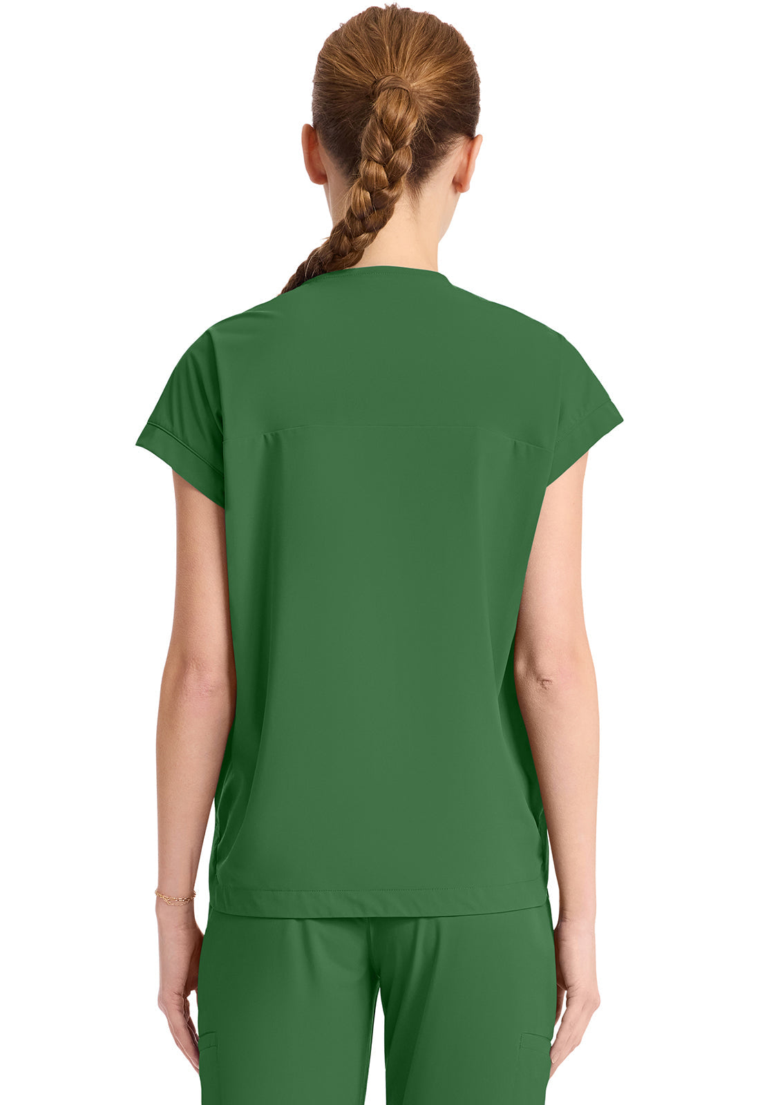 Pursuit IN650A Women's 1-Pocket V-Neck Top Retro Green