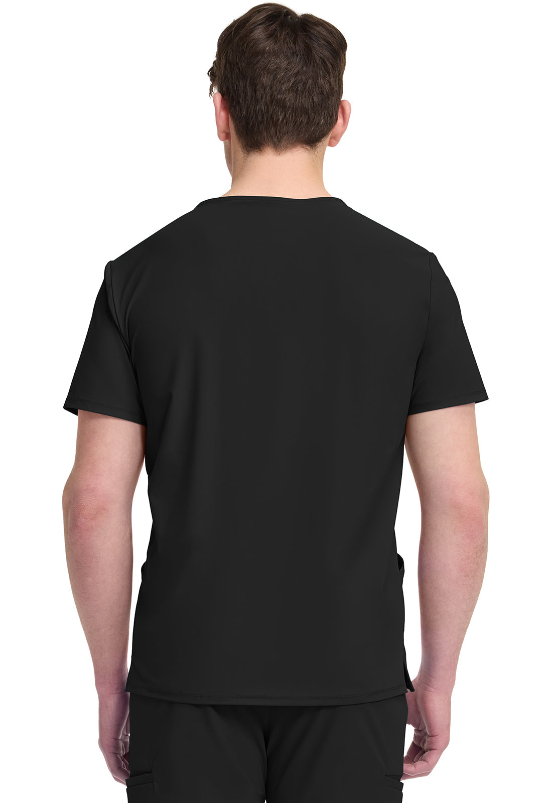 Pursuit IN651A Men's 3 Pocket V-Neck Top Black