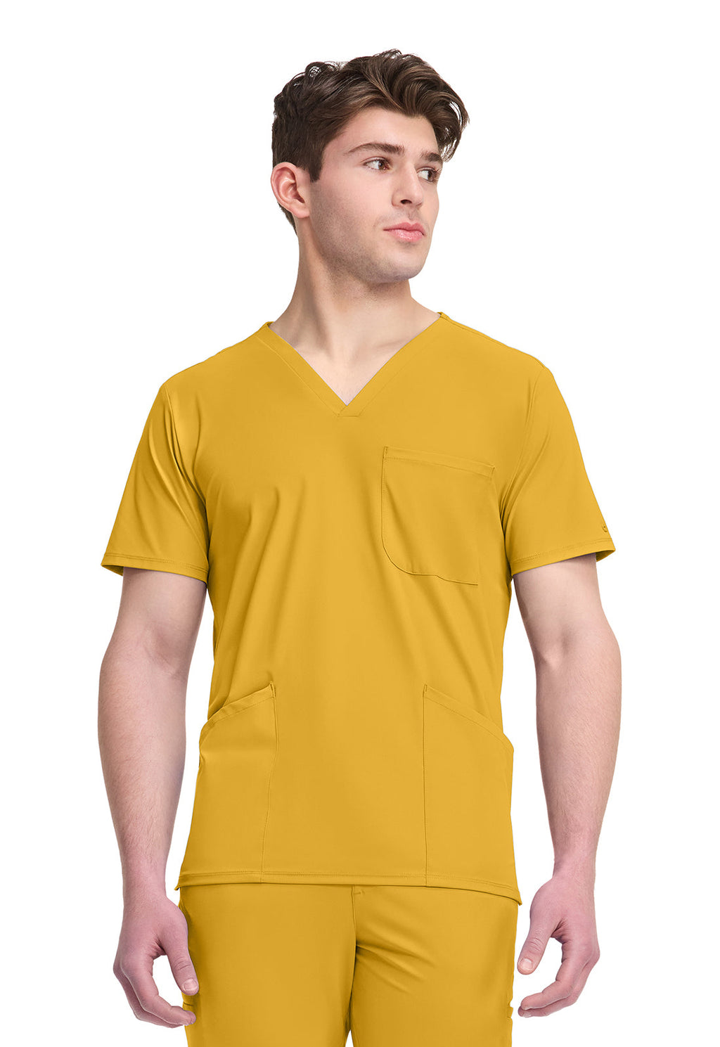 Pursuit IN651A Men's 3 Pocket V-Neck Top Butterscotch