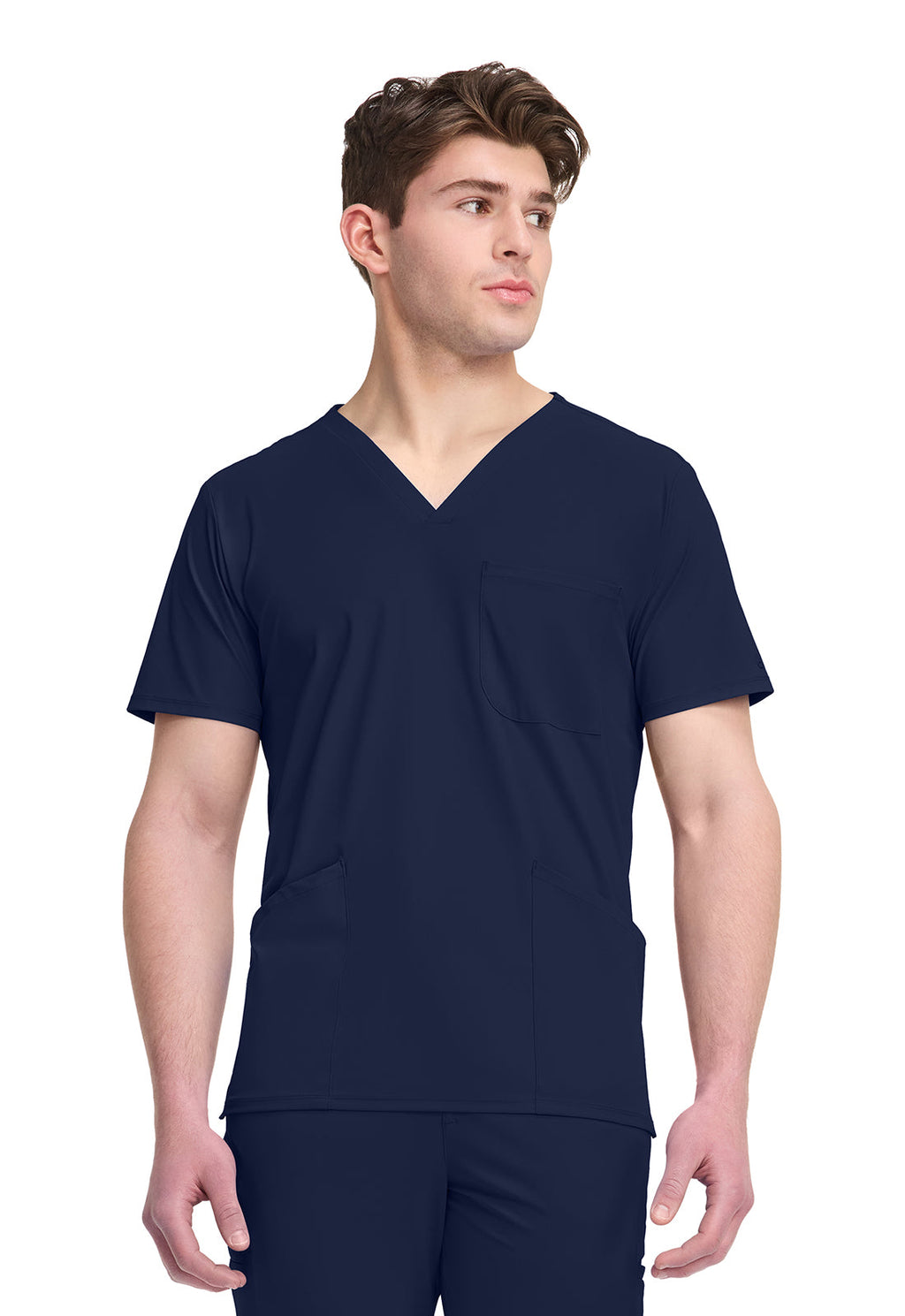 Pursuit IN651A Men's 3 Pocket V-Neck Top Navy