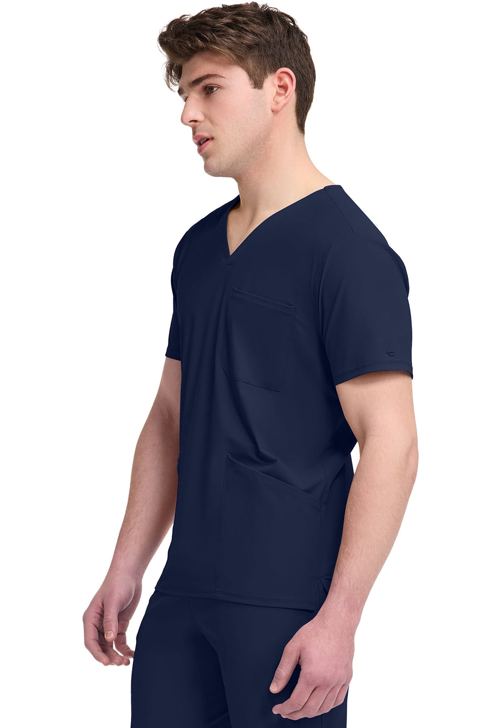 Pursuit IN651A Men's 3 Pocket V-Neck Top Navy