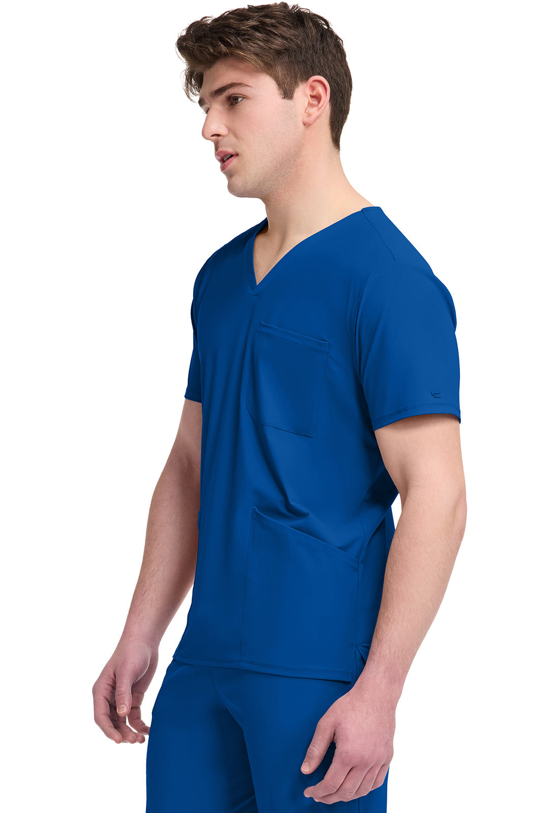 Pursuit IN651A Men's 3 Pocket V-Neck Top Royal
