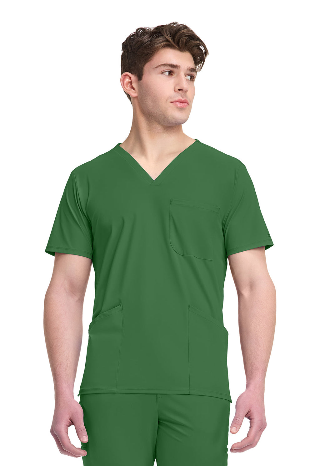 Pursuit IN651A Men's 3 Pocket V-Neck Top Retro Green