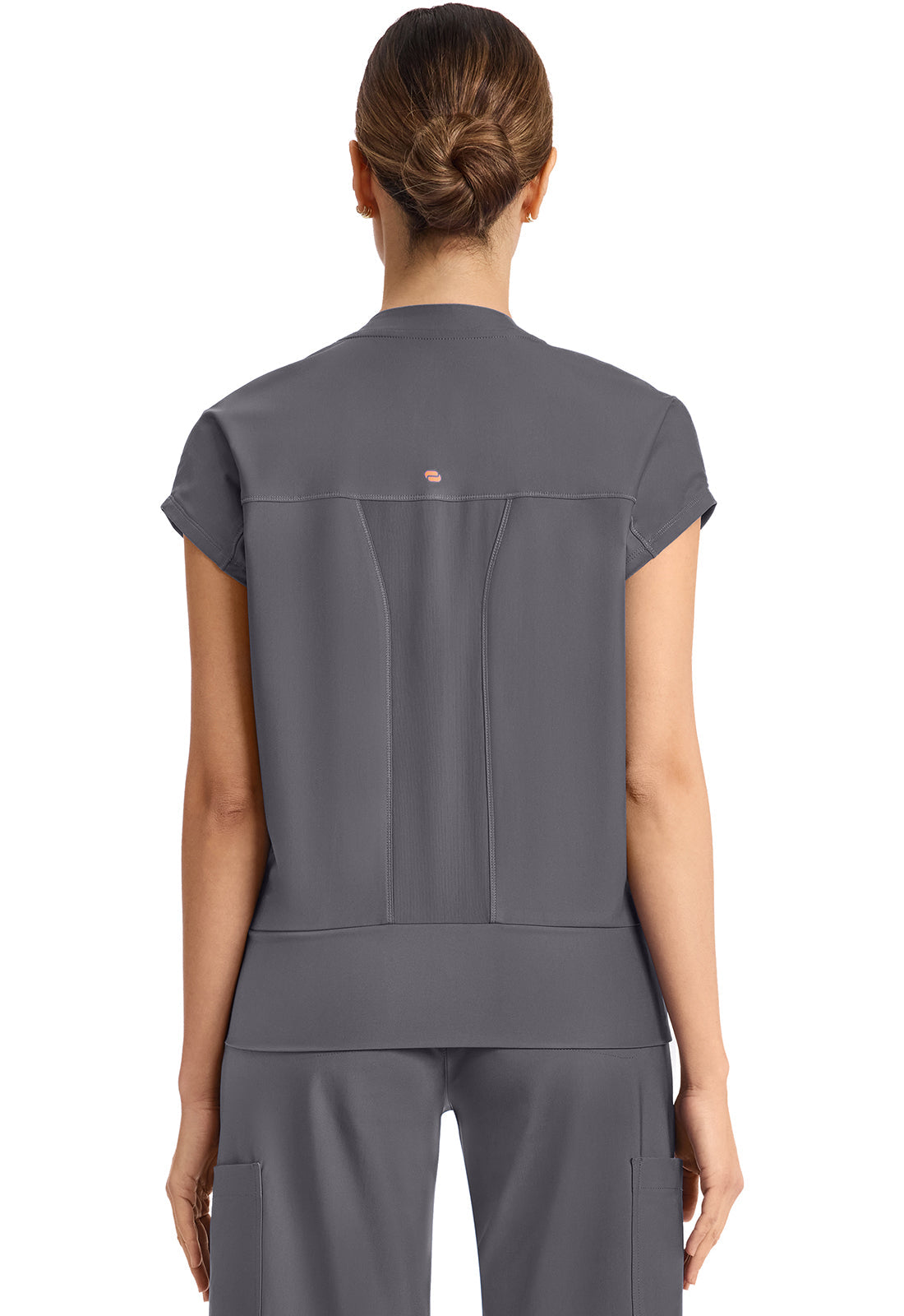 Kinetic IN655A Dolman V-Neck Top Pewter