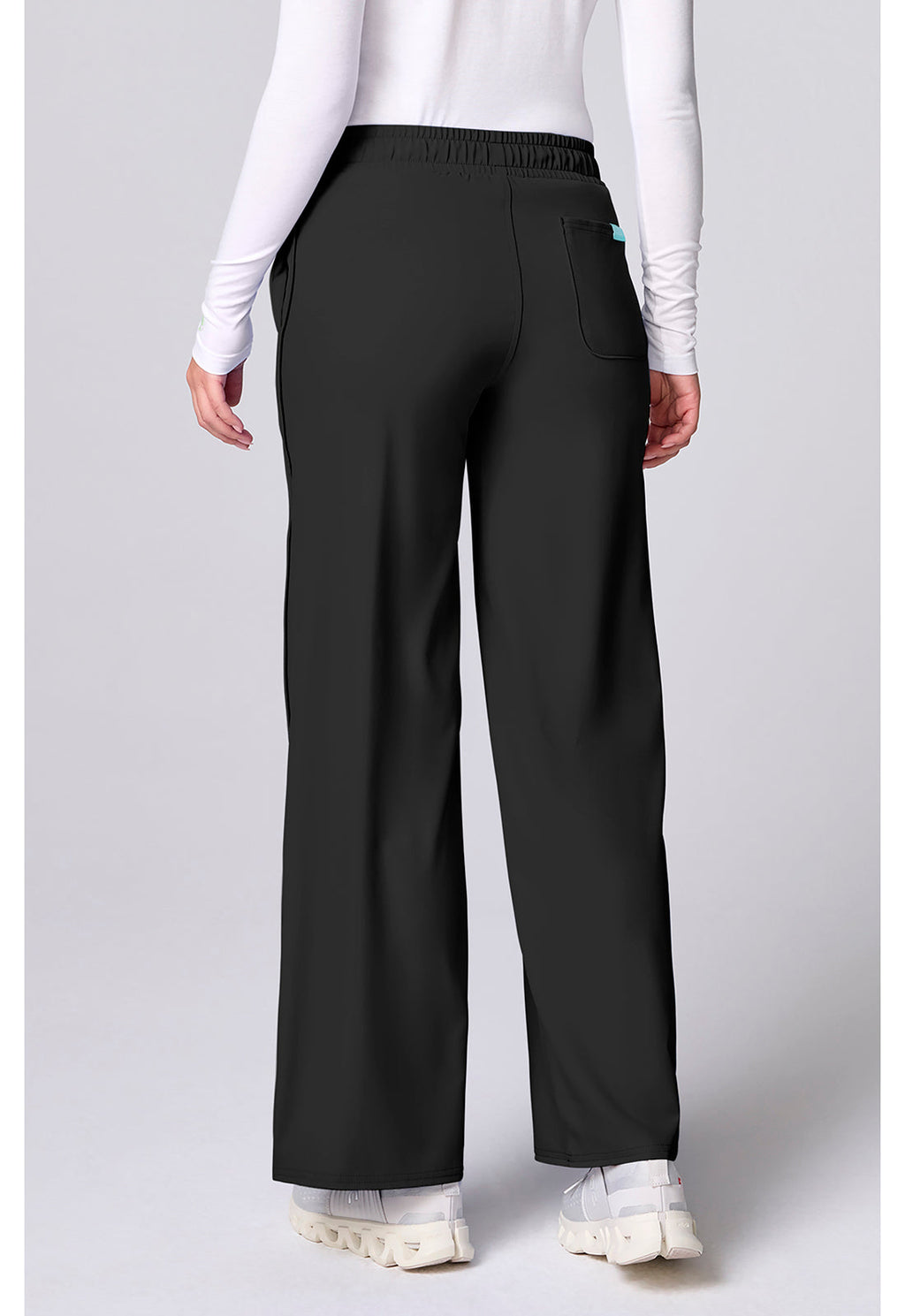 Insight MC00009 Women's Wide Leg Scrub Pants Black