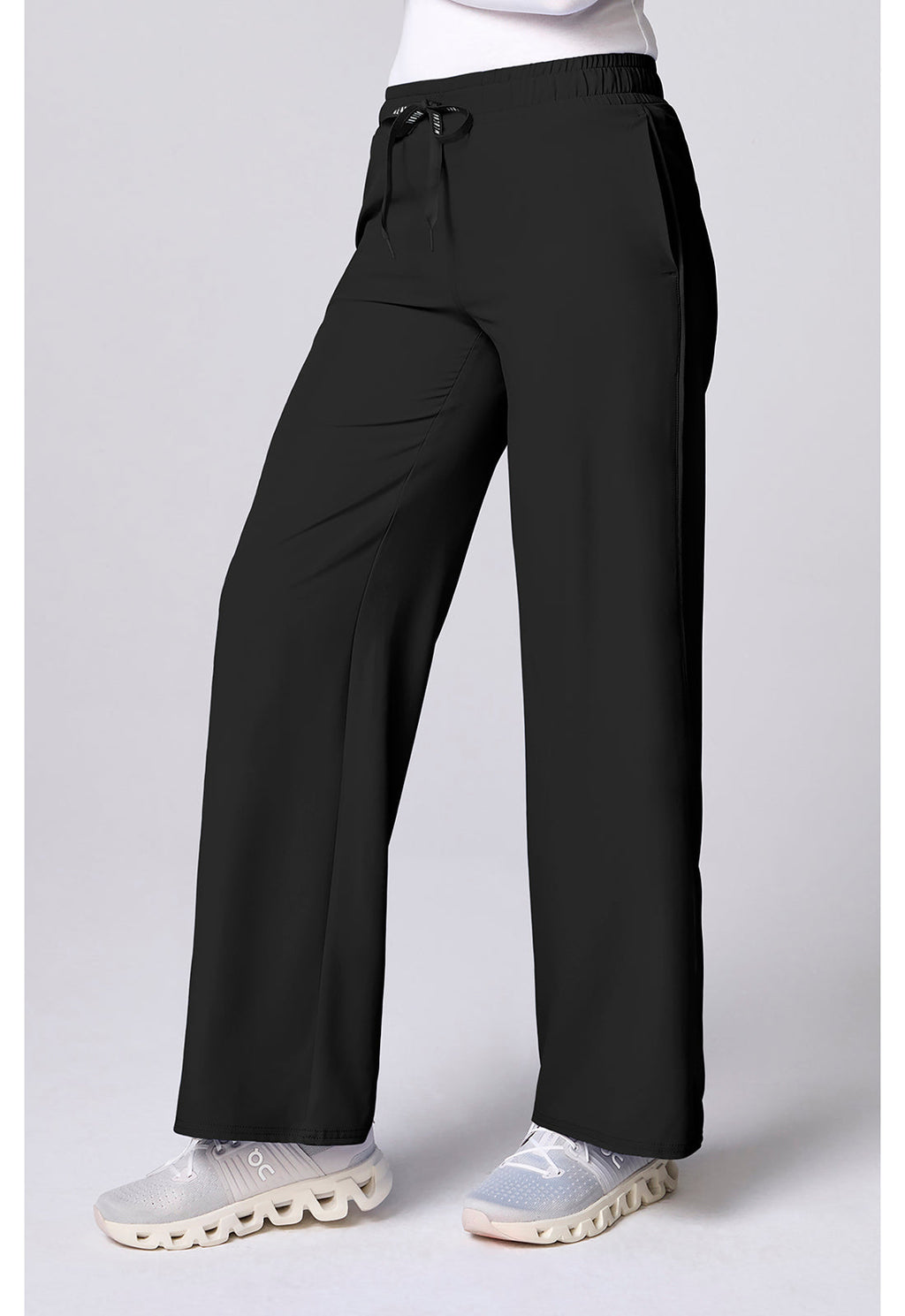 Insight MC00009 Women's Wide Leg Scrub Pants Black