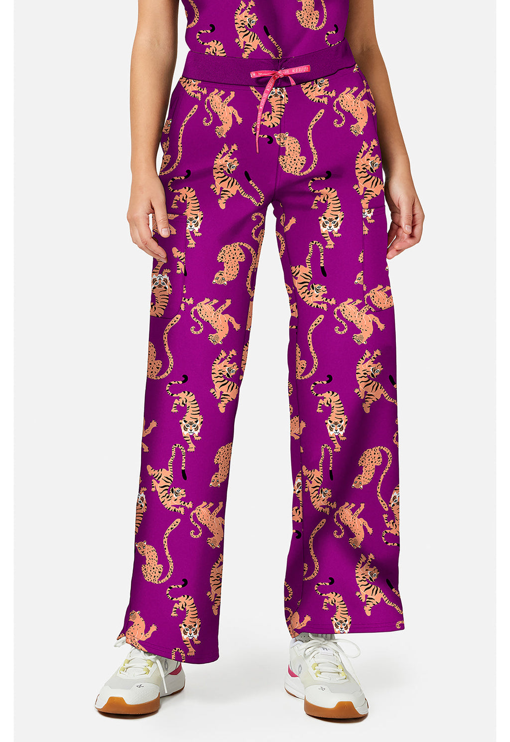 Amp MC00016 Women's Wide Leg Scrub Pants Into The Wild