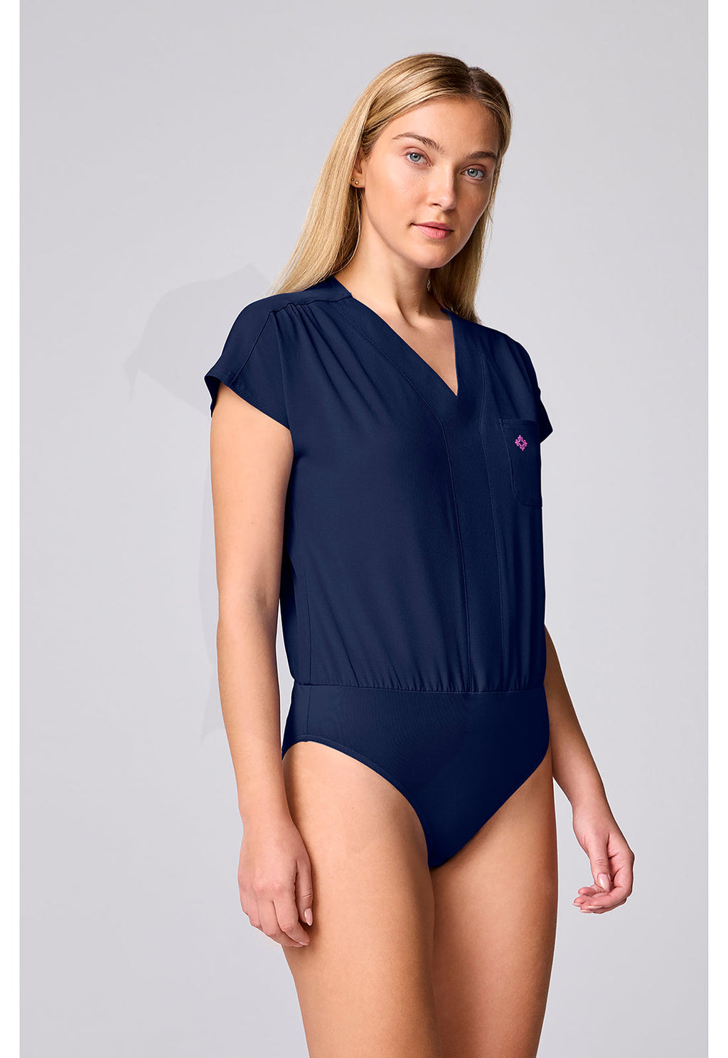 Amp MC00017 Women's One Pocket Bodysuit Navy