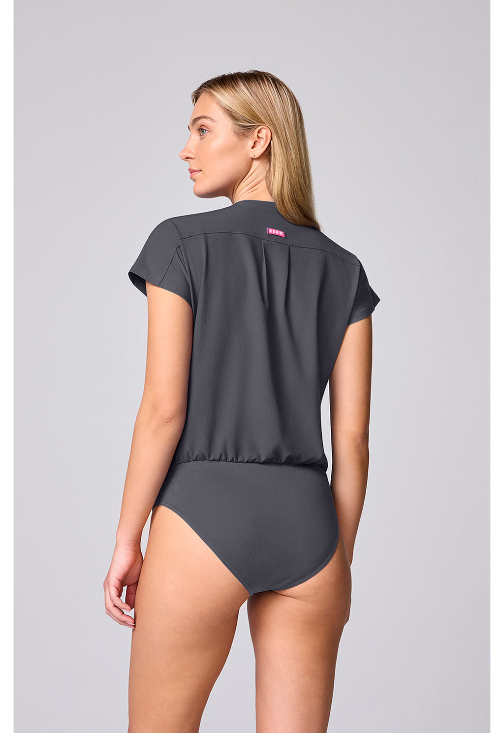 Amp MC00017 Women's One Pocket Bodysuit Pewter
