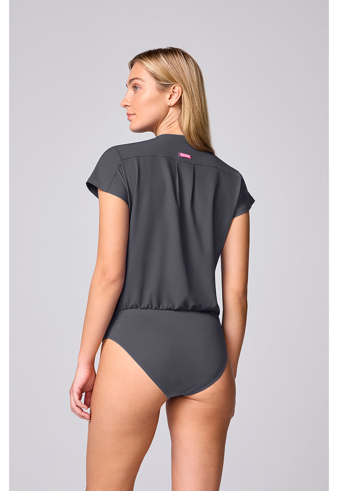 Amp MC00017 Women's One Pocket Bodysuit Pewter
