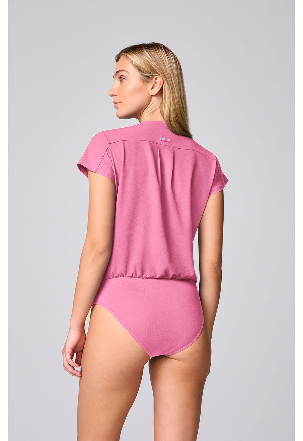 Amp MC00017 Women's One Pocket Bodysuit Pixel Pink