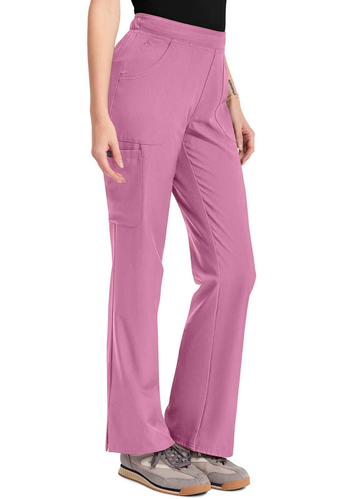 Insight MC010 Women's Mid Rise Flare Leg Scrub Pants Taffy Pink