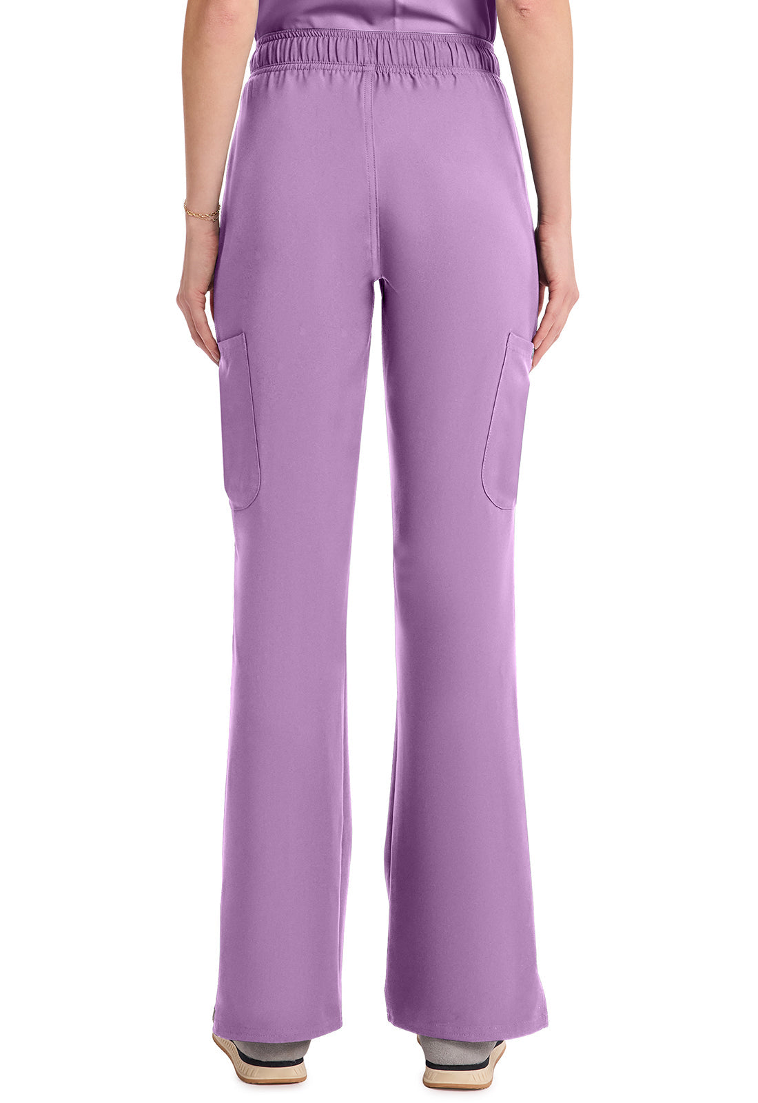 Insight MC010 Women's Mid Rise Flare Leg Scrub Pants Lilac