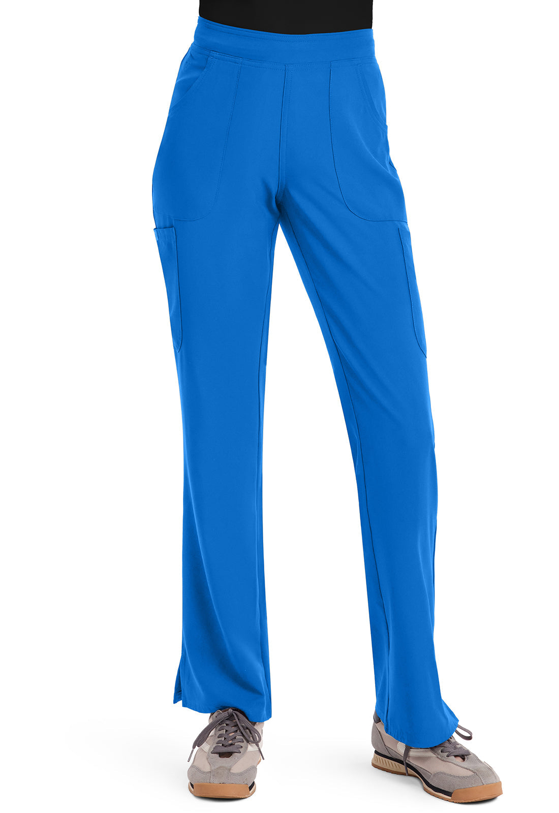 Insight MC010 Women's Mid Rise Flare Leg Scrub Pants Royal