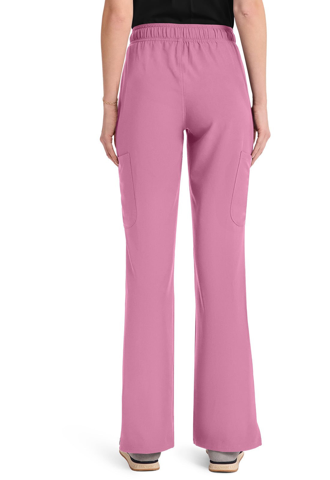 Insight MC010 Women's Mid Rise Flare Leg Scrub Pants Taffy Pink